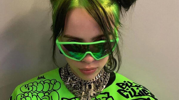 Wallpaper Billie, Eyeglasses, And, Wearing, Black, Eilish, Dress, Green