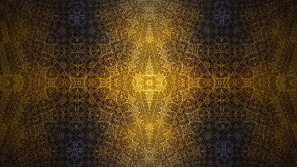 Wallpaper Pattern, Abstraction, Yellow, Fractal, Art, Abstract, Glow