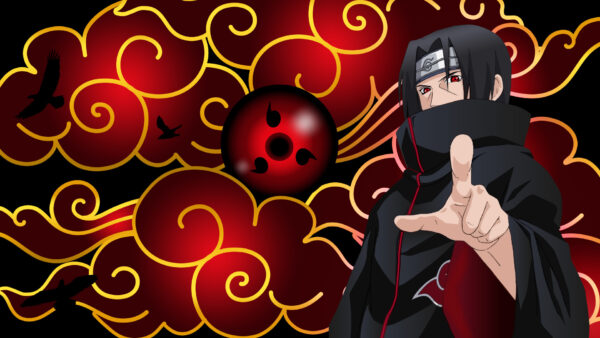 Wallpaper Uchiha, Naruto, Red, Itachi, Eyes