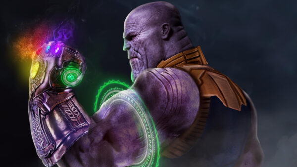 Wallpaper Infinity, With, Gauntlet, Thanos