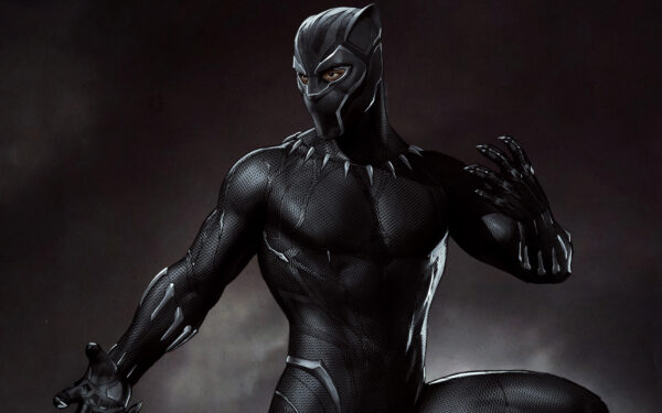 Wallpaper Panther, Artwork, Black