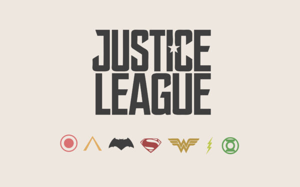 Wallpaper Justice, Minimal, League