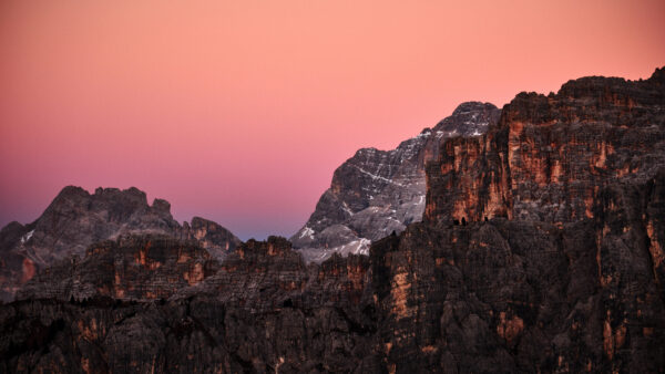 Wallpaper Mountains, Sunset