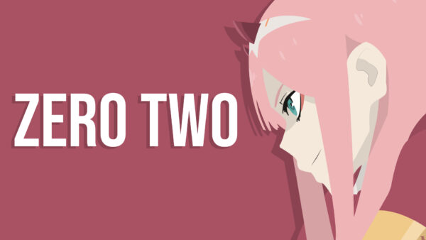 Wallpaper Two, Side, Darling, Hiro, Zero, FranXX, Anime, Background, Red, Desktop, Closeup