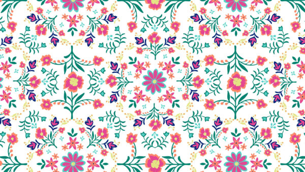 Wallpaper Pattern, Boho, Desktop, Floral, Aesthetic