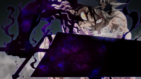 Wallpaper Demon, Clover, Desktop, Sword, Black, With, Asta
