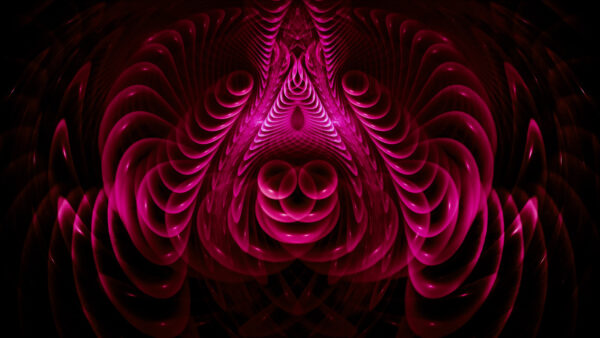 Wallpaper Mobile, Fractal, Raw, Pink, Abstract, Desktop, Dark