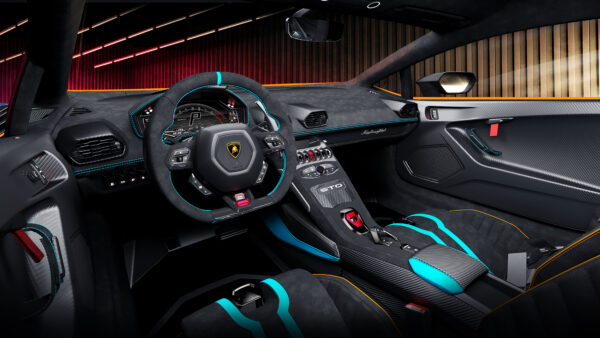 Wallpaper Lamborghini, Huracan, STO, Desktop, 2021, Cars
