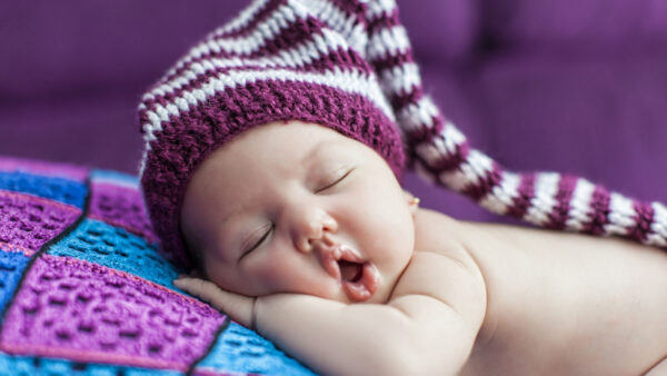 Wallpaper Mouth, Cute, With, Sleeping, Desktop, Open, Baby