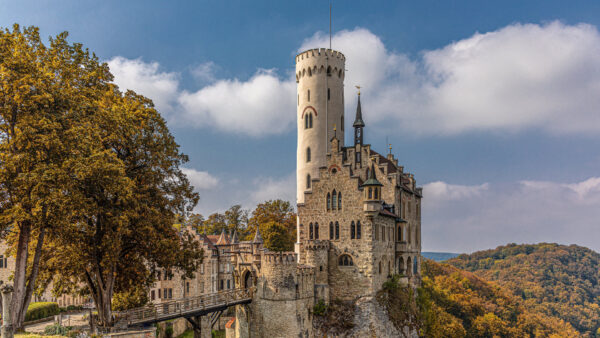 Wallpaper Travel, Lichtenstein, Germany, Castle