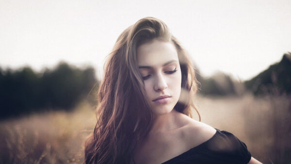 Wallpaper Dress, Blur, Wearing, Black, Girl, Background, Model, Girls