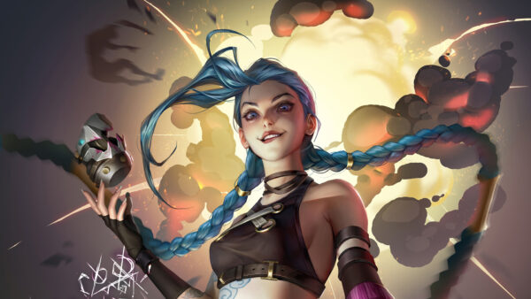 Wallpaper Arcane, Jinx