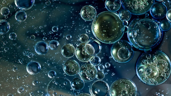 Wallpaper Photography, Oil, Bubbles, Water