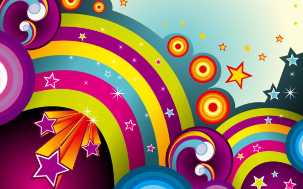 Wallpaper Background, Download, Wallpaper, Pc, Cool, Images, Abstract, Free, Vector, Desktop, Rainbows, 1680×1050