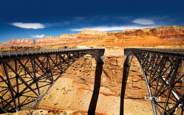 Wallpaper River, Navajo, Bridge, Colorado, Over