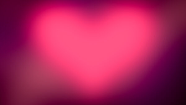 Wallpaper Abstract, Pink, Blur, Heart