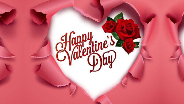 Wallpaper Day, Valentine’s, Paper, Happy, Red, Decoration, Roses