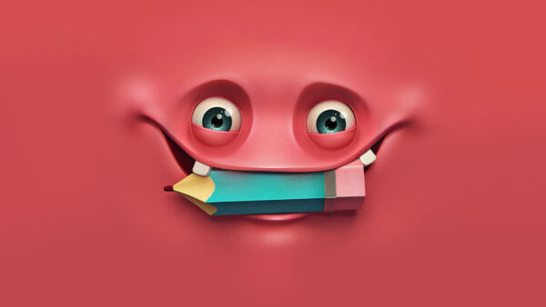 Wallpaper Pencil, Face, Red, Images, Funny, Expression