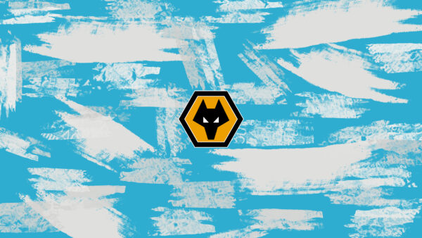 Wallpaper F.C, Background, Paint, Emblem, Soccer, Wanderers, White, Blue, Logo, Wolverhampton