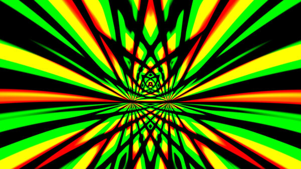 Wallpaper Rays, Mobile, Abstraction, Intersection, Red, Lines, Yellow, Desktop, Black, Abstract, Green