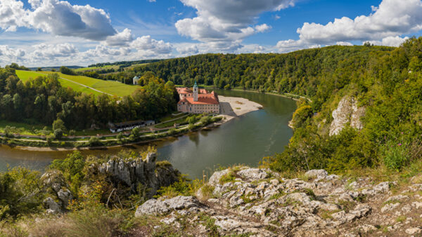 Wallpaper Village, Rocks, Aerial, Plants, Forest, Thick, View, House, Green, Nature, Trees, River, Bushes