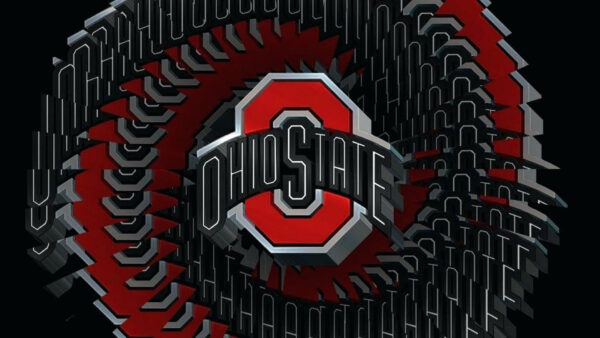 Wallpaper Black, Logo, Background, State, Red, Ohio, Design