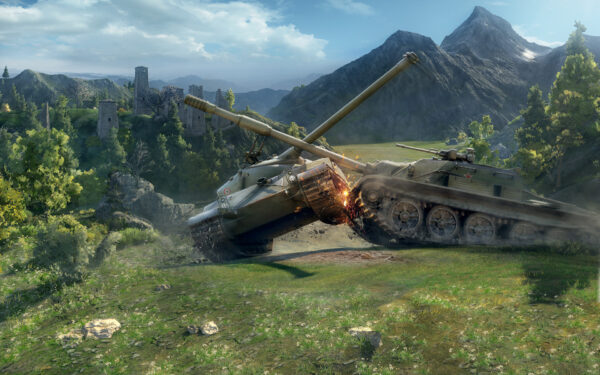 Wallpaper World, Battle, Tanks