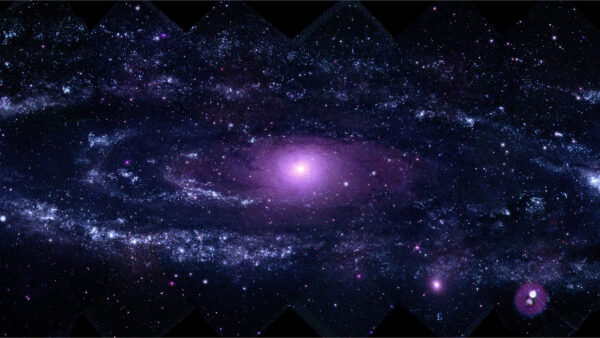 Wallpaper Desktop, Black, Mobile, Incandescent, Purple, Sky, Galaxy