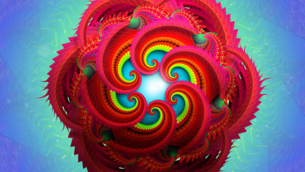 Wallpaper Fractal, Radial