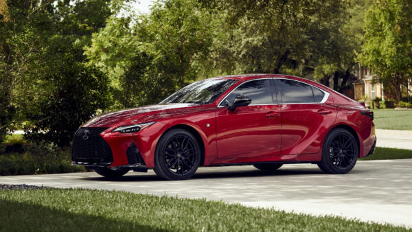 Wallpaper Desktop, Cars, Red, Sport, AWD, Lexus, 2021, 350