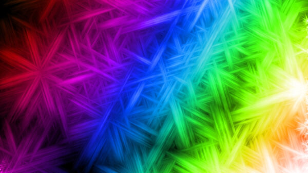 Wallpaper Red, Blue, Green, Abstract, Desktop, Yellow