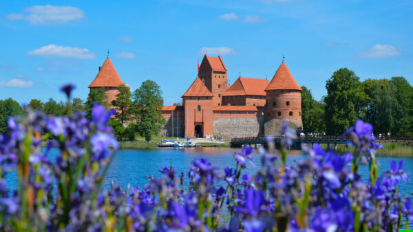 Wallpaper Castle, Desktop, Island, Lithuania, Trakai, Mobile, Travel