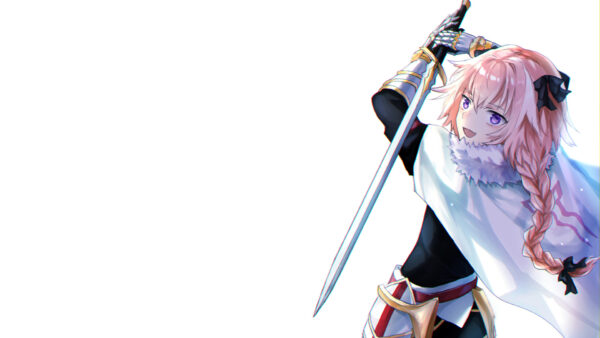 Wallpaper With, Sword, Astolfo, Desktop, Rider, Black