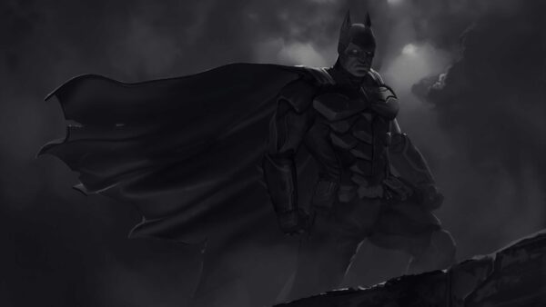 Wallpaper Sky, Superhero, Batman, Moon, Comics, Dark, Background