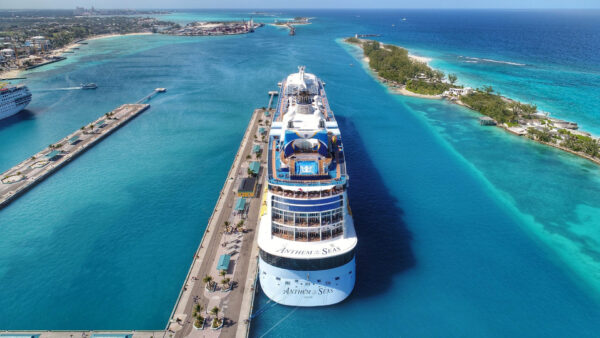 Wallpaper View, Blue, Aerial, Water, Cruise, The, Seas, Desktop, Ship, Anthem