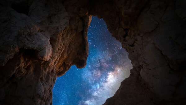 Wallpaper Cave, Space, Blue, From, Sky, Desktop, With, Focus, Stars