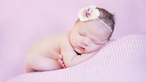 Wallpaper Background, Purple, Cloth, Sleeping, Pink, Light, Child, Beautiful, Baby, Cute