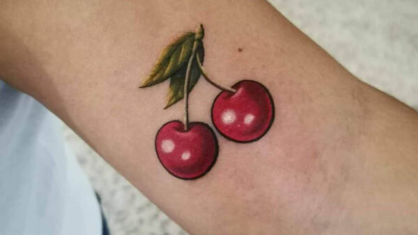 Wallpaper For, Cherry, Tattoos, Men, Colorful, Arm