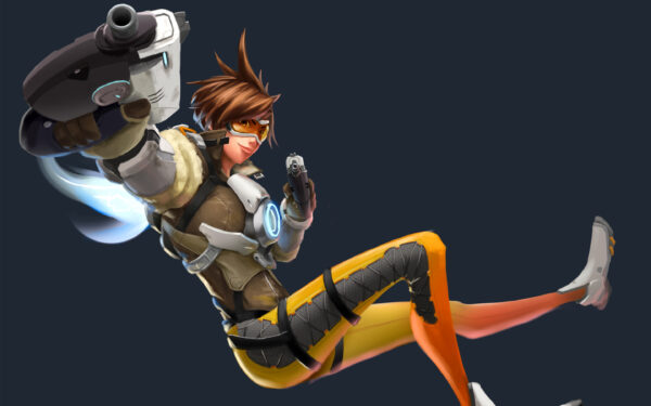 Wallpaper Overwatch, Tracer, Game