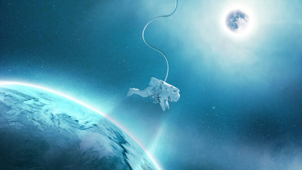 Wallpaper Astronaut, Space