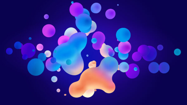 Wallpaper Neon, Bubbles