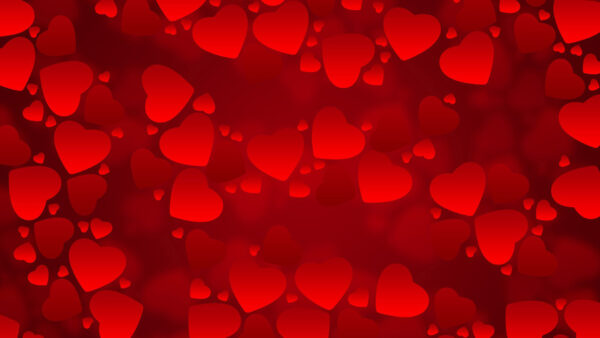 Wallpaper Hearts, Red, Little, Desktop, Heart