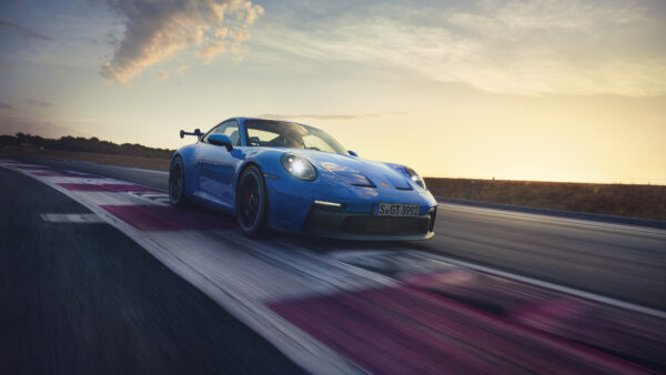 Wallpaper Porsche, Blue, 911, GT3, Cars, Sport, Car