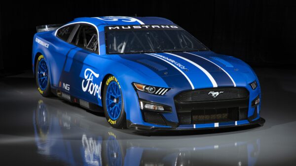 Wallpaper Cars, Ford, Mustang, 2021, NASCAR