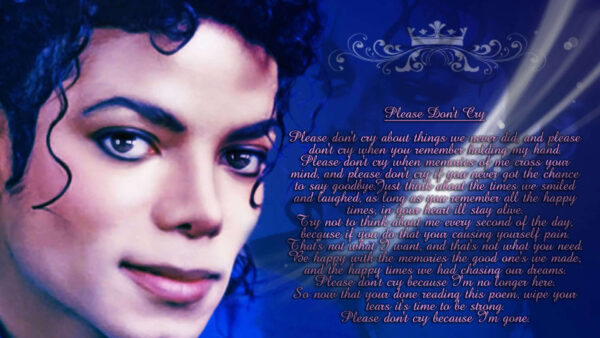 Wallpaper Blue, Michael, Celebrities, Desktop, Background, With, Words, Jackson