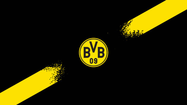 Wallpaper Soccer, Logo, Emblem, Black, Background, Crest, Dortmund, Borussia, Yellow, Symbol
