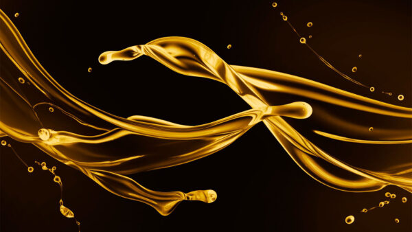 Wallpaper Background, Liquid, Splash, Yellow, Black, Oil