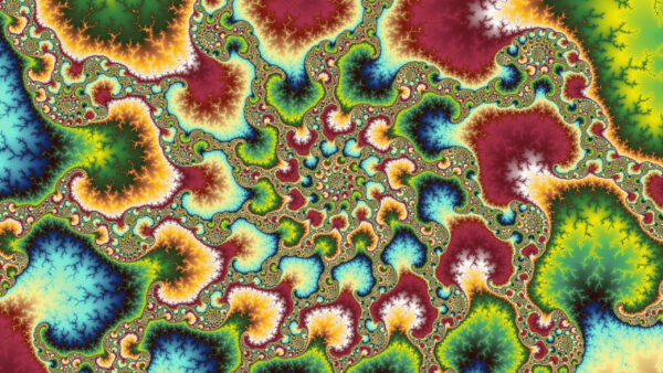 Wallpaper Psychedelic, Fractal, Colorful, Desktop, Trippy