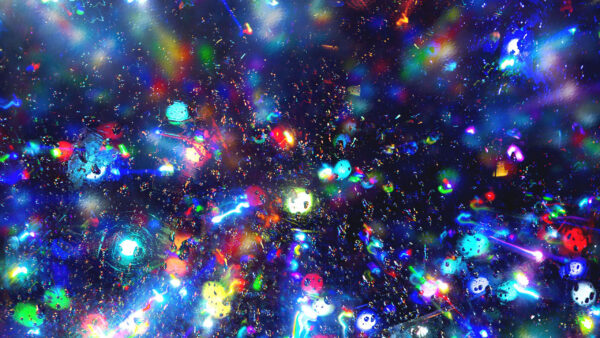 Wallpaper Desktop, Colorful, Balls, Abstraction, Glow, Abstract, Lights