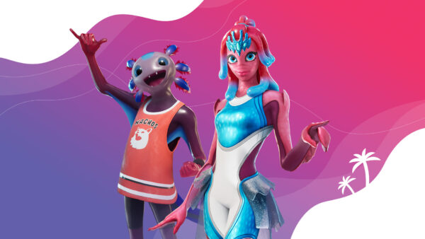 Wallpaper Skin, Fortnite, Axo